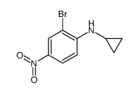 2-Bromo-N-cyclopropyl-4-nitroaniline Structure