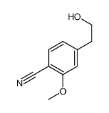 4-(2-羟基乙基)-2-甲氧基苯甲腈结构式