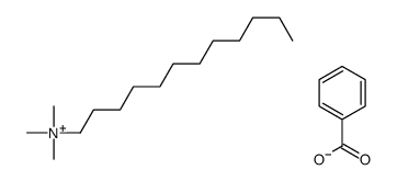 dodecyl(trimethyl)azanium,benzoate结构式