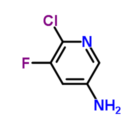 3-氨基-6-氯-5-氟吡啶结构式