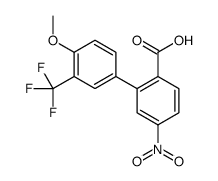 2-[4-methoxy-3-(trifluoromethyl)phenyl]-4-nitrobenzoic acid Structure