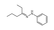 (E)-3-hexanone phenylhydrazone结构式
