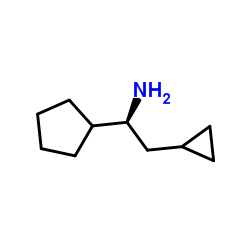 (1S)-1-Cyclopentyl-2-cyclopropylethanamine Structure