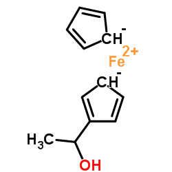 1-Ferrocenylethanol Structure