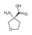 (R)-3-aminotetrahydrofuran-3-carboxylic acid结构式