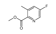 Methyl 5-fluoro-3-methylpicolinate Structure
