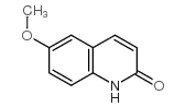 2-羟基-6-甲氧基喹啉结构式