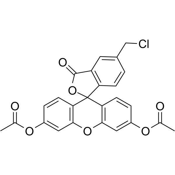 Cellhunt Green CMFDA [5-Chloromethylfluorescein Diacetate] Structure
