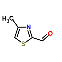 4-甲基-1,3-噻唑-2-甲醛结构式