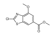 methyl 2-chloro-4-methoxybenzo[d]thiazole-6-carboxylate Structure