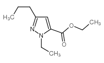 1-乙基-3-丙基-1H-吡唑-5-羧酸乙酯结构式