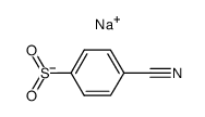 sodium 4-cyanobenzenesulfinate Structure