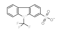 S-(三氟甲基)二苯并噻吩-3-磺酸盐结构式