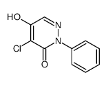 4-chloro-5-hydroxy-2-phenylpyridazin-3-one Structure