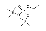 phosphoric acid ethyl ester-bis-trimethylsilanyl ester结构式