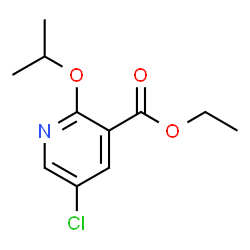 Ethyl 5-chloro-2-(propan-2-yloxy)pyridine-3-carboxylate Structure
