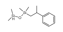 1,1,3,3-tetramethyl-1-(2-phenylpropyl)disiloxane Structure