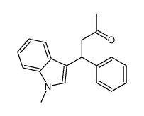 4-(1-methylindol-3-yl)-4-phenylbutan-2-one结构式