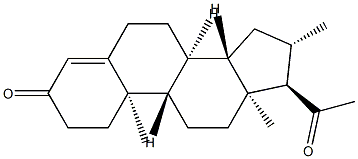 (17α)-16β-Methylprogesterone结构式