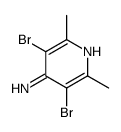 3,5-二溴-2,6-二甲基吡啶-4-胺结构式