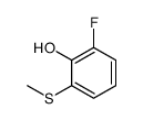 Phenol, 2-fluoro-6-(methylthio)- (9CI)结构式