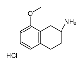 (S)-(-)-8-甲氧基-2-氨基四氢化萘盐酸盐结构式