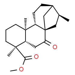 7-Oxokauran-19-oic acid methyl ester structure