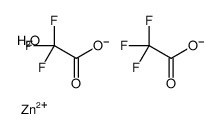 zinc trifluoroacetate hydrate Structure