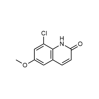 8-氯-6-甲氧基喹啉-2(1H)-酮结构式