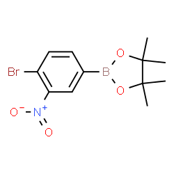 4-Bromo-3-nitrophenylboronic acid, pinacol ester picture
