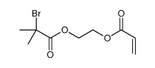2-[(2-Bromo-2-methylpropanoyl)oxy]ethylAcrylate Structure
