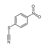 Thiocyanic acid 4-nitrophenyl ester Structure