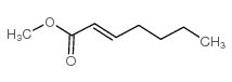 methyl-2-heptenoate Structure