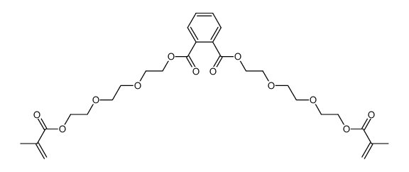 di(triethylene glycol)phthalate dimethacrylate Structure