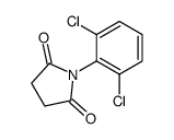 1-(2,6-dichlorophenyl)pyrrolidine-2,5-dione Structure