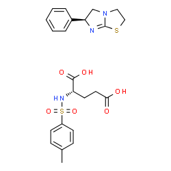 N-[(4-tolyl)sulphonyl]-L-glutamic acid, compound with 2,3,5,6-tetrahydro-6-phenylimidazo[2,1-b]thiazole (1:1) structure
