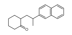 2-[2-Naphthyl-(2)-propyl]-cyclohexanon Structure