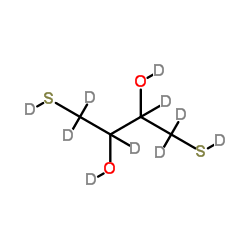 1,4-Bis[(2H)sulfanyl]-2,3-(2H6)butane(2H2)diol Structure