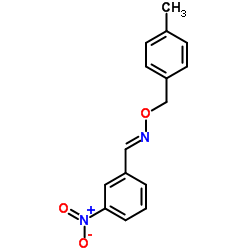 (E)-N-[(4-Methylbenzyl)oxy]-1-(3-nitrophenyl)methanimine Structure