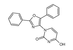 1-(2,5-diphenyl-1,3-oxazol-4-yl)pyrimidine-2,4-dione Structure