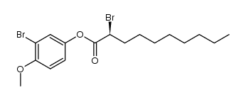 3-Bromo-4-methoxyphenyl (S)-2-bromodecanoate Structure