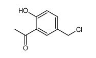 1-(5-Chloromethyl-2-hydroxy-phenyl)-ethanone结构式