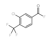 3-chloro-4-(trifluoromethyl)benzoyl fluoride Structure
