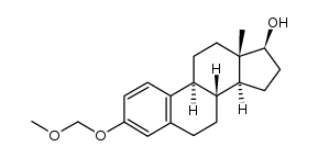 estra-1,3,5(10)-triene-3,17β-diol 3-methoxymethyl ether Structure