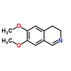 6,7-二甲氧基-3,4-二氢异喹啉结构式