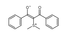 2-(dimethyl-λ4-sulfanylidene)-1,3-diphenylpropane-1,3-dione结构式