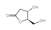 (4S,5R)-4-羟基-5-(羟甲基)二氢呋喃-2(3H)-酮结构式
