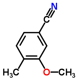3-甲氧基-4-甲基苯腈结构式