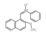 (2-methoxynaphthalen-1-yl)methylidene-oxido-phenyl-azanium结构式