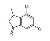 4,6-dichloro-3-methyl-2,3-dihydroinden-1-one Structure